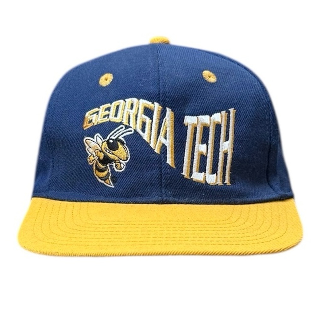 Vintage Georgia Tech Hat Buzz Yellow Jackets
Baseball Cap SnapBack Flat Bill